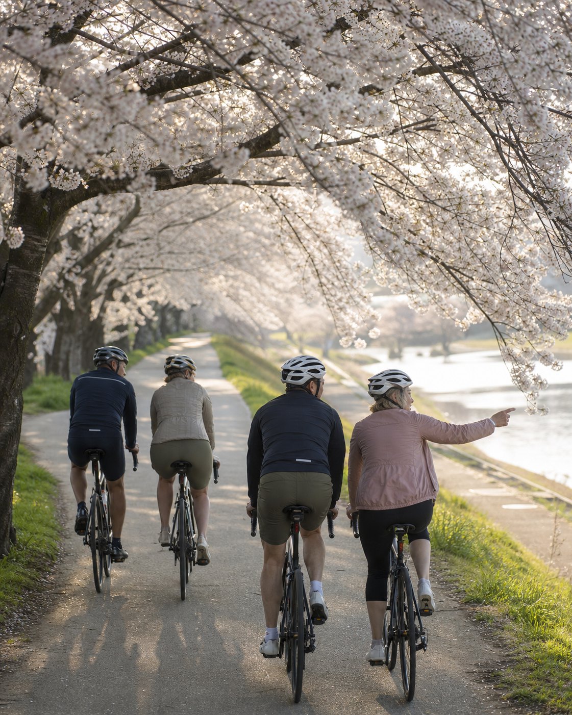 Blossom along the river