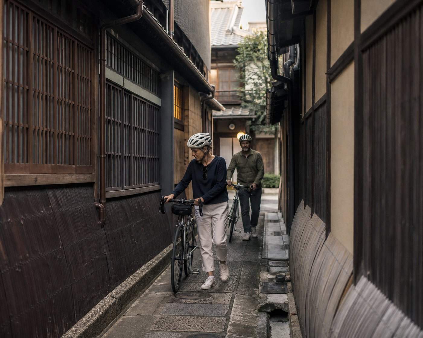 Kyoto’s wooden machiya backstreets