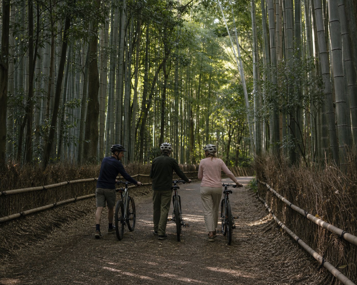 A longer ride toward Arashiyama