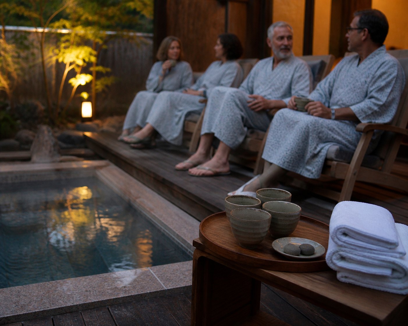 A private onsen after the ride